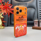 H Luxe iPhone-hoesje uit de oranje serie