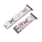Leather Monogram Apple Watch Bands