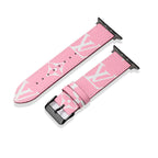 Leather Monogram Apple Watch Bands