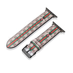 Leather Monogram Apple Watch Bands