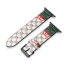 Leather Monogram Apple Watch Bands