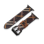 Leather Monogram Apple Watch Bands