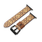 Leather Monogram Apple Watch Bands
