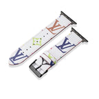 Leather Monogram Apple Watch Bands