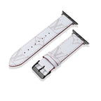 Leather Monogram Apple Watch Bands
