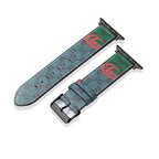 Leather Monogram Apple Watch Bands