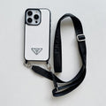 Luxus Crossbody bőr iPhone tok