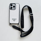 Luxus Crossbody bőr iPhone tok