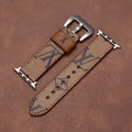 Leather Monogram Apple Watch Bands