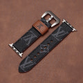 Leather Monogram Apple Watch Bands