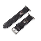 Leather Monogram Apple Watch Bands