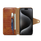 Alligator Print iPhone tok pénztárcával és szíjjal
