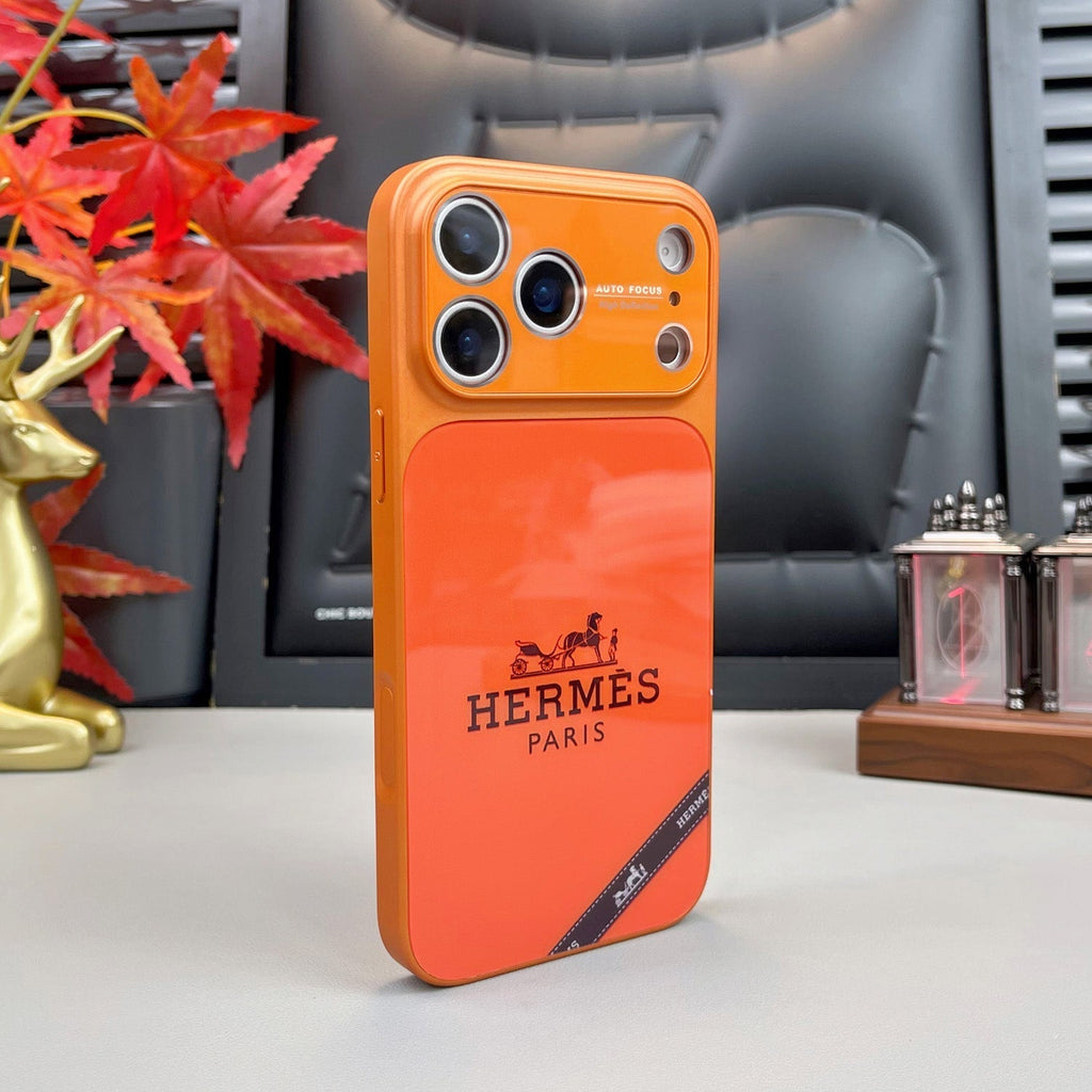 H Luxe iPhone-hoesje uit de oranje serie