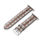 Leather Monogram Apple Watch Bands