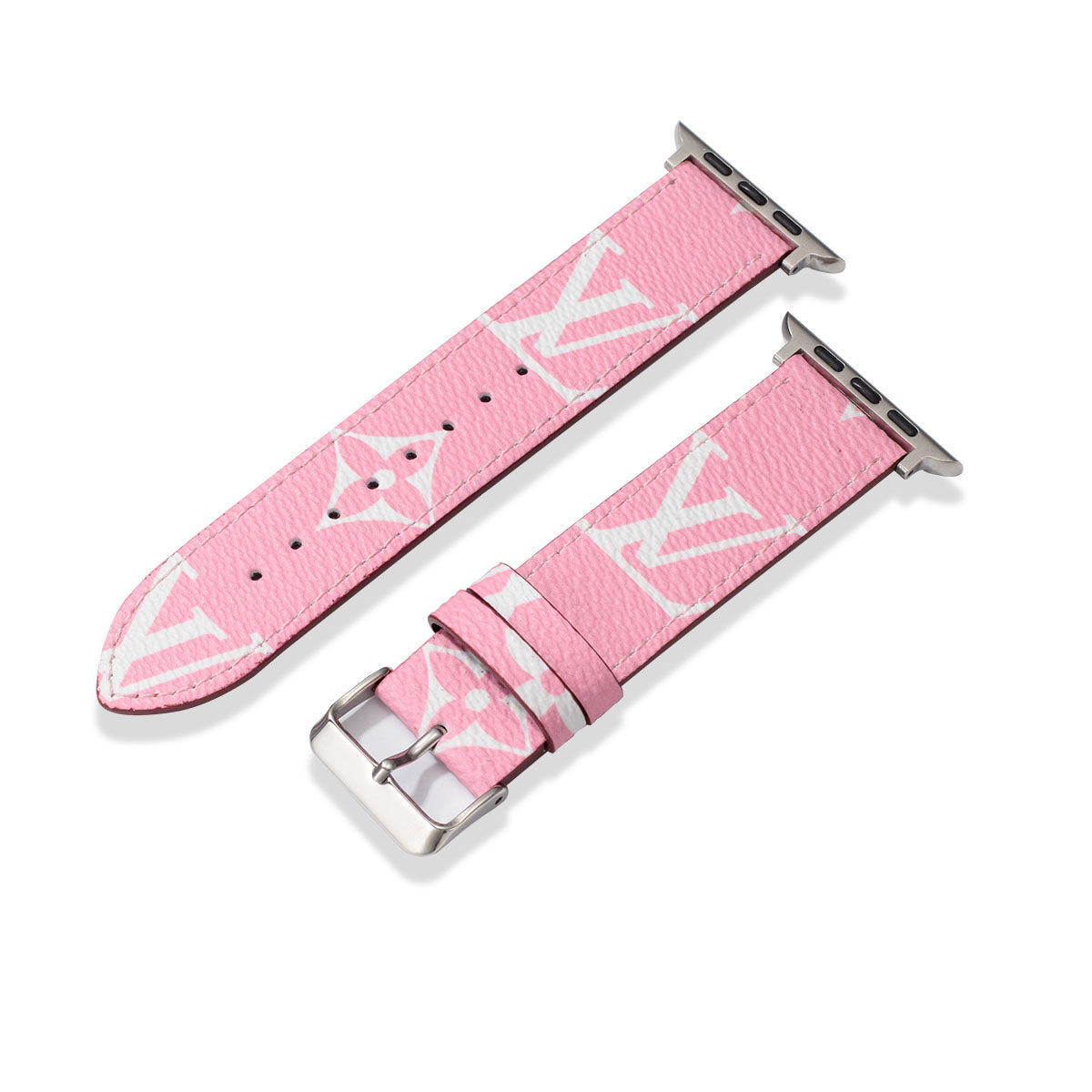 Leather Monogram Apple Watch Bands