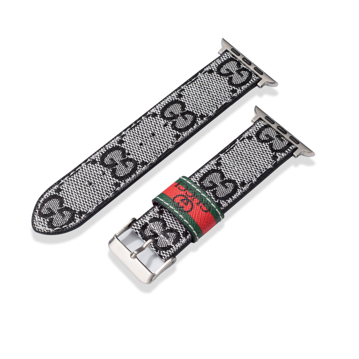 Leather Monogram Apple Watch Bands