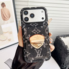 Luxury Crossbody iPhone Case with Card Pocket & Detachable Strap