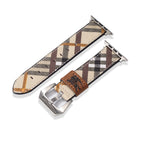 Leather Monogram Apple Watch Bands