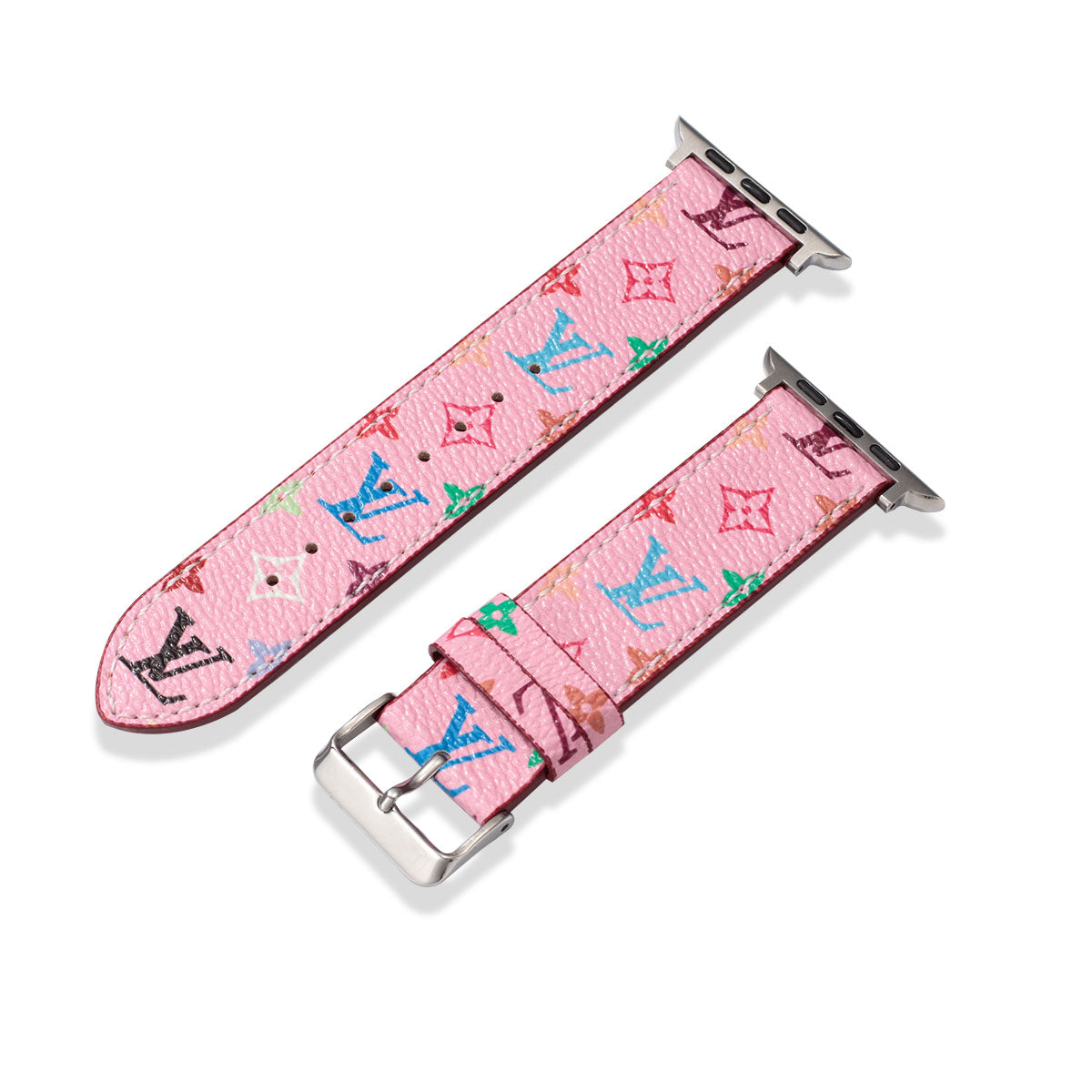 Leather Monogram Apple Watch Bands
