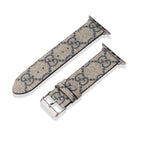 Leather Monogram Apple Watch Bands