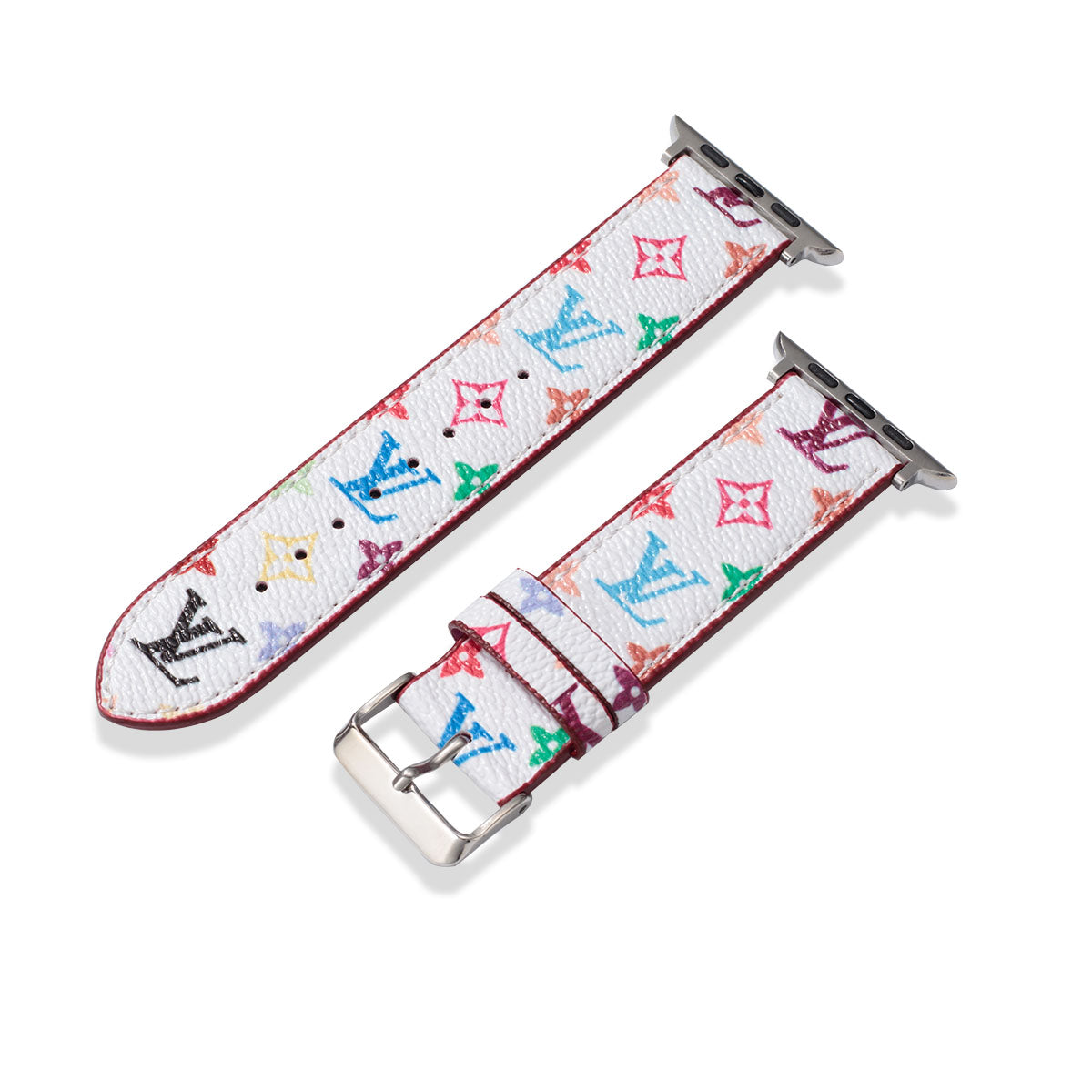 Leather Monogram Apple Watch Bands