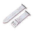 Leather Monogram Apple Watch Bands