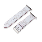 Leather Monogram Apple Watch Bands