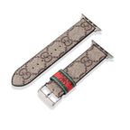 Leather Monogram Apple Watch Bands