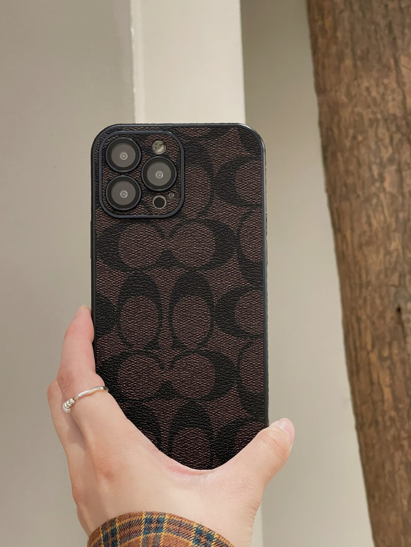 Klassiek iPhone-hoesje Bruin -QB240402