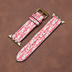 Leather Monogram Apple Watch Bands