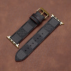 Leather Monogram Apple Watch Bands