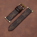 Leather Monogram Apple Watch Bands
