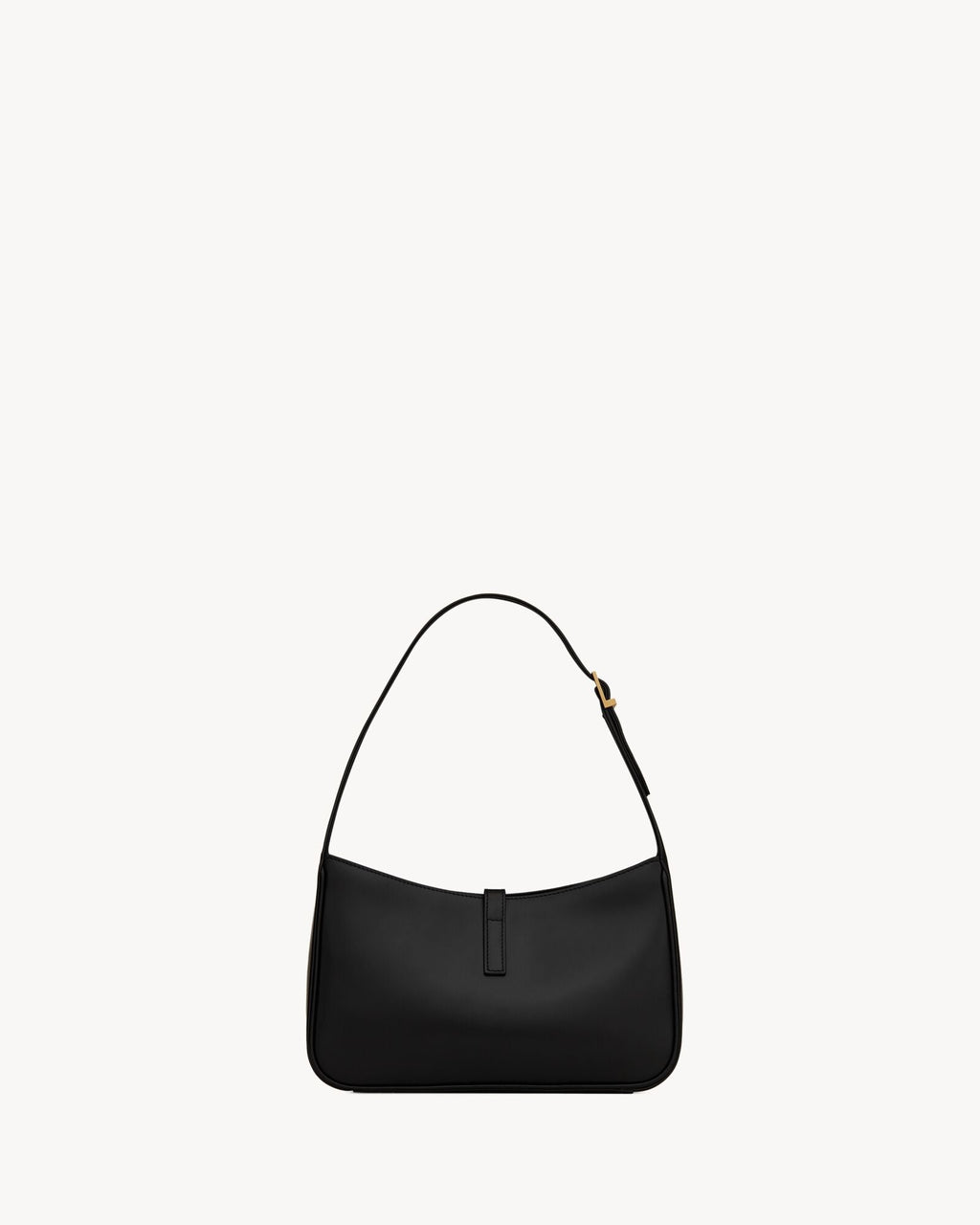 Smooth Leather Hobo Shoulder Bag