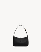 Smooth Leather Hobo Shoulder Bag