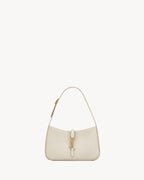 Smooth Leather Hobo Shoulder Bag