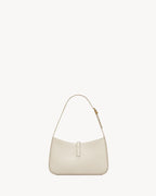 Smooth Leather Hobo Shoulder Bag