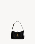 Smooth Leather Hobo Shoulder Bag
