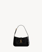 Smooth Leather Hobo Shoulder Bag