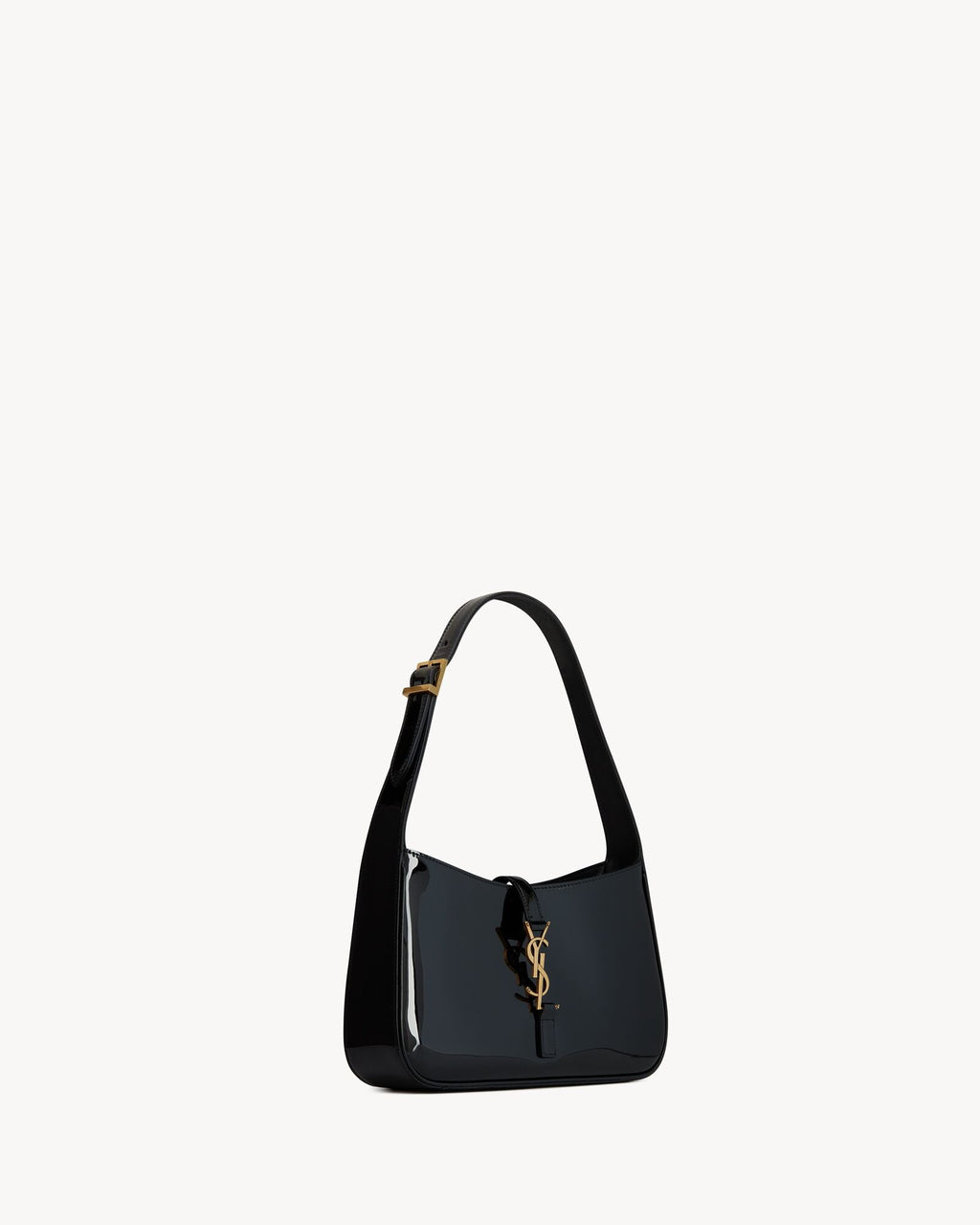Smooth Leather Hobo Shoulder Bag