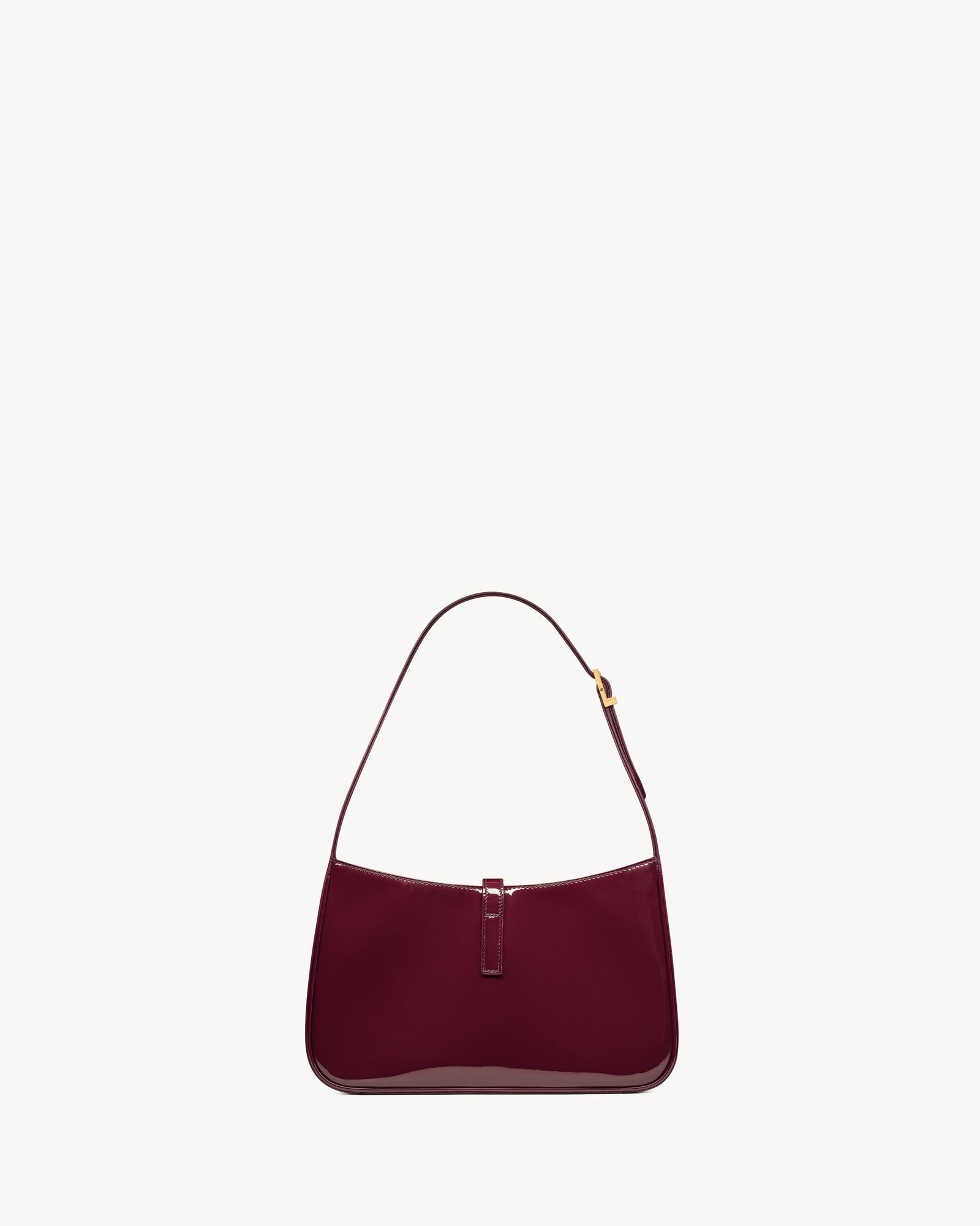 Smooth Leather Hobo Shoulder Bag