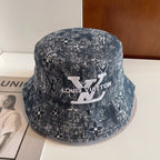 Luxury Monogram Embroidered Bucket Hat