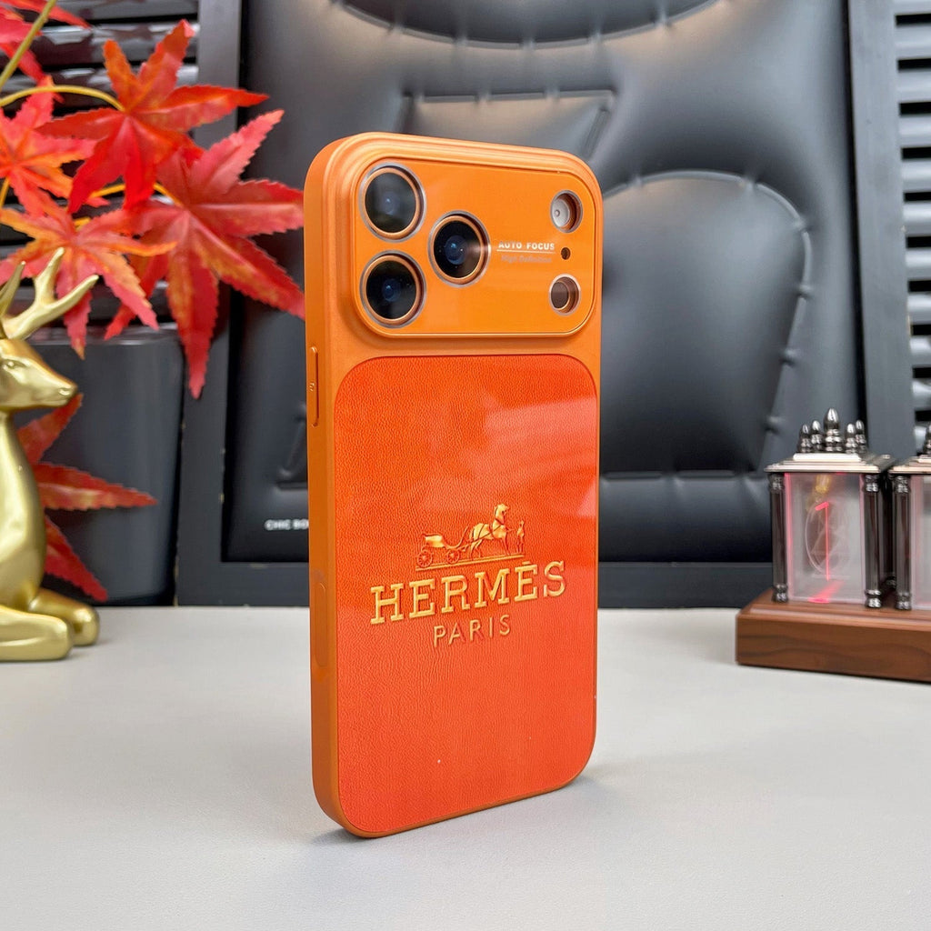 H Luxe iPhone-hoesje uit de oranje serie