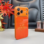 H Luxe iPhone-hoesje uit de oranje serie