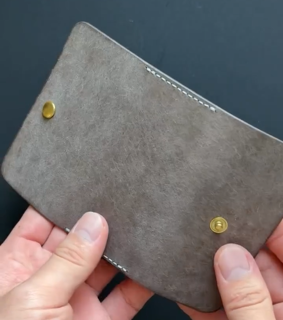Handcrafted Vintage Leather Key Holder with Brass Hooks