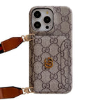 Premium Card Bag Crossbody Classic Case για iPhone
