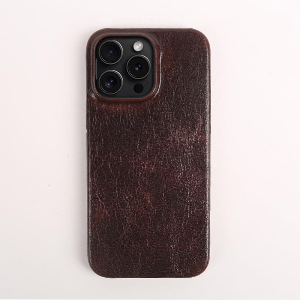 Étui pour iPhone en cuir véritable