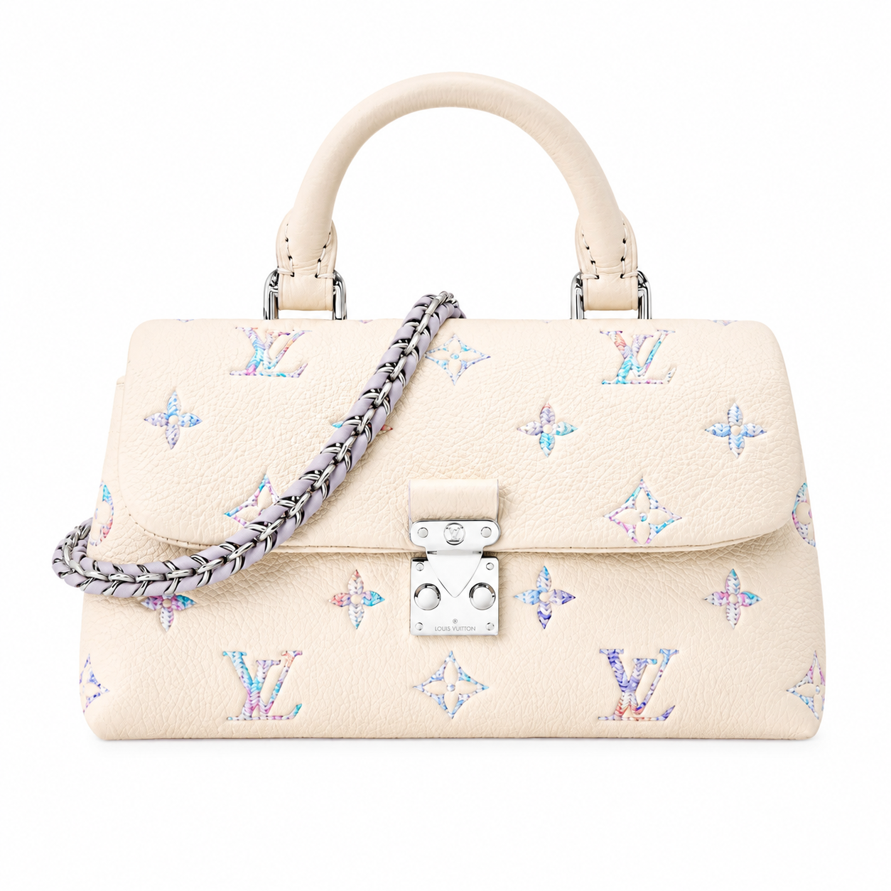 Pearl Monogram Mini Top Handle Bag