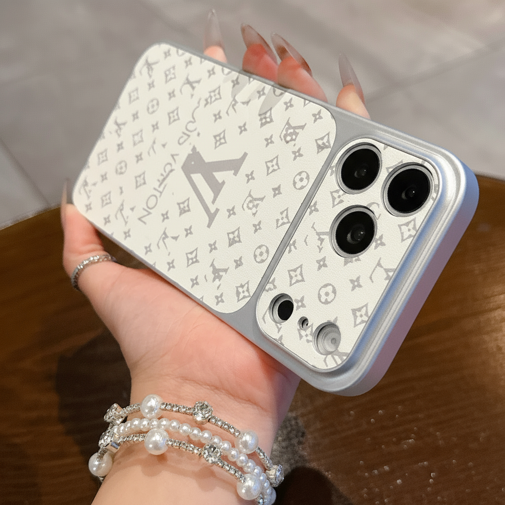 Lyxigt IPhone-fodral med präglade mönster