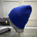 Luxury Embroidered Wool Beanie | Luxury Designer Winter Hat