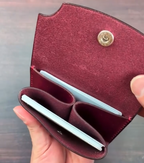 Handcrafted Full-Grain Leather Snap Wallet